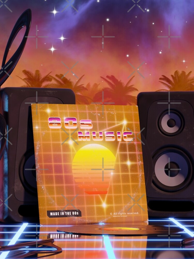 80s music in music land with palm trees by GaiaDC