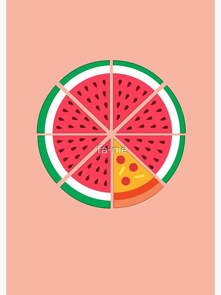 Watermelon Pizza by fa-me