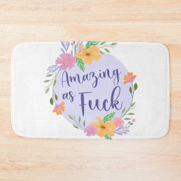 Item preview, Amazing As F*** | Socially Awkward Floral Wreath designed and sold by 0TeeDesigns.