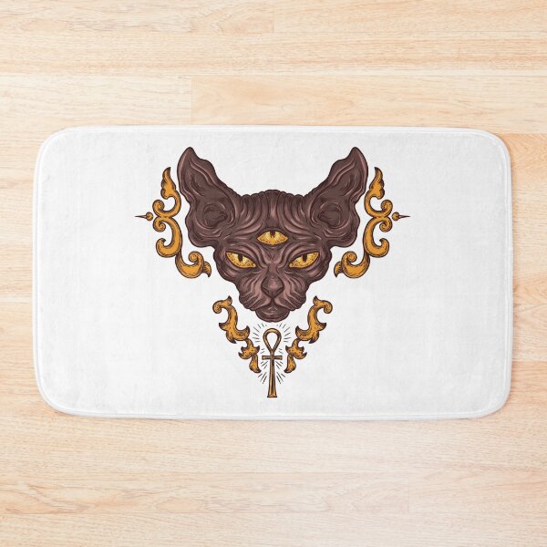 Item preview, Egyptian Cat with Third Eye Open designed and sold by EsotericOccult.