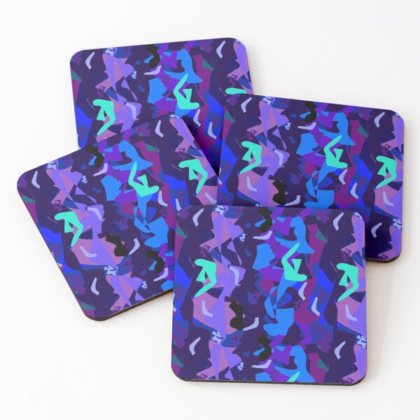 Item preview, Blue Summer Geometric Pallette designed and sold by Lozzie Eliza Designs.