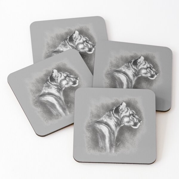 Item preview, Cougar (gray) designed and sold by DiiMotion.