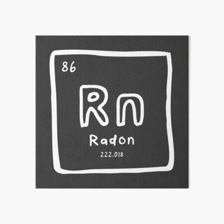 Element 86: Radon Art Board Print