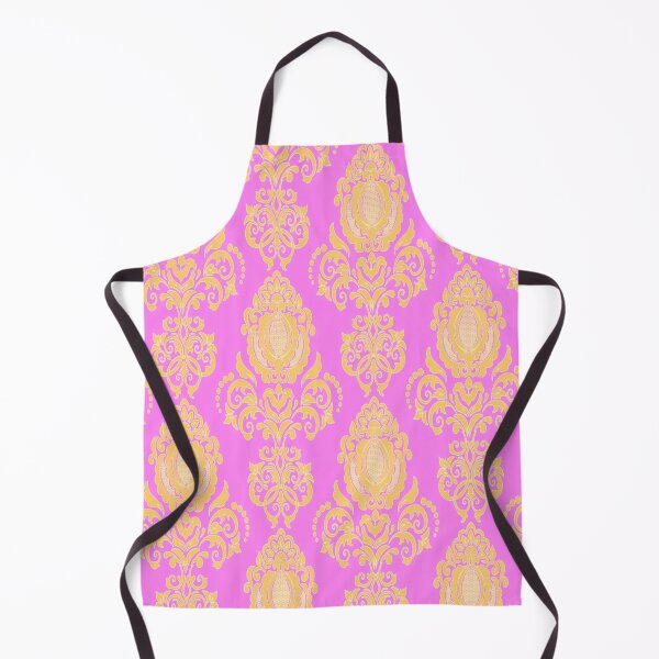 Item preview, Royal Pink and Gold Damask 01 designed and sold by vortexatelier.