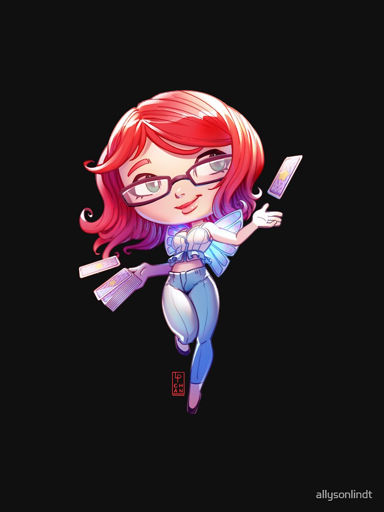 Thumbnail 7 of 7, Active T-Shirt, Chibi Luna designed and sold by allysonlindt.