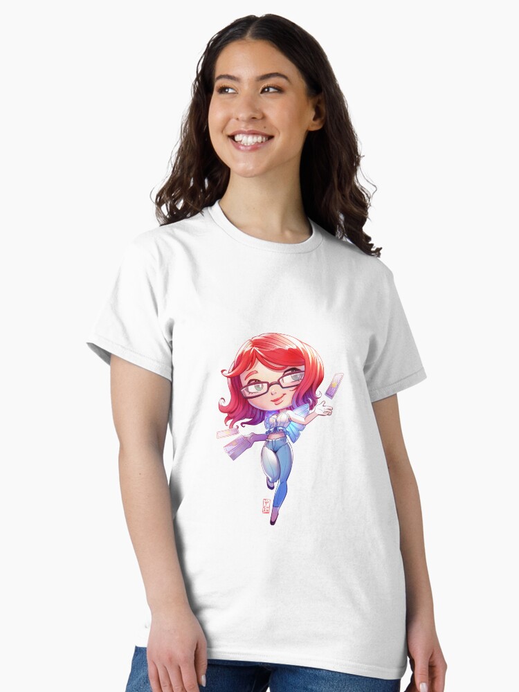 Thumbnail 2 of 7, Classic T-Shirt, Chibi Luna designed and sold by allysonlindt.