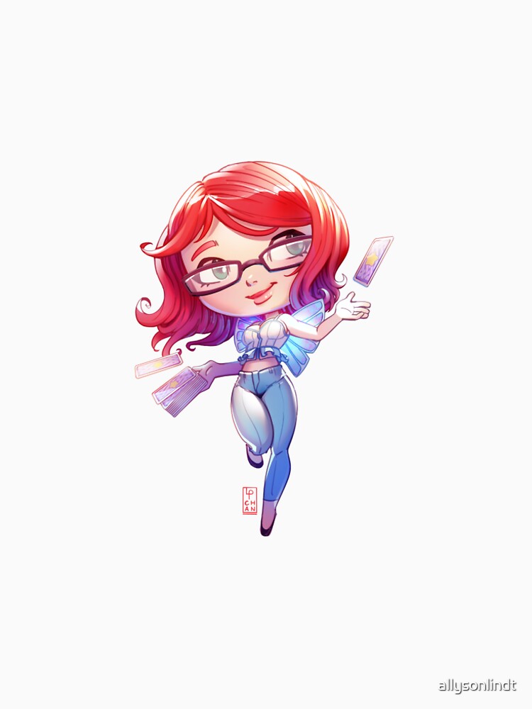 Thumbnail 4 of 4, Premium T-Shirt, Chibi Luna designed and sold by allysonlindt.