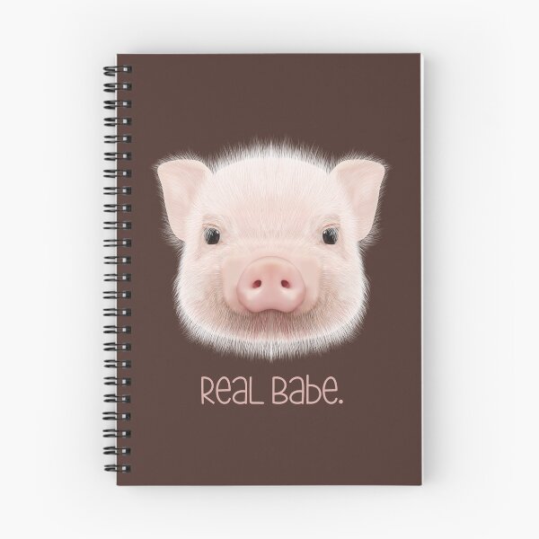 Item preview, Real Babe! (On Pig Sty Brown) designed and sold by PawsitiveMum.