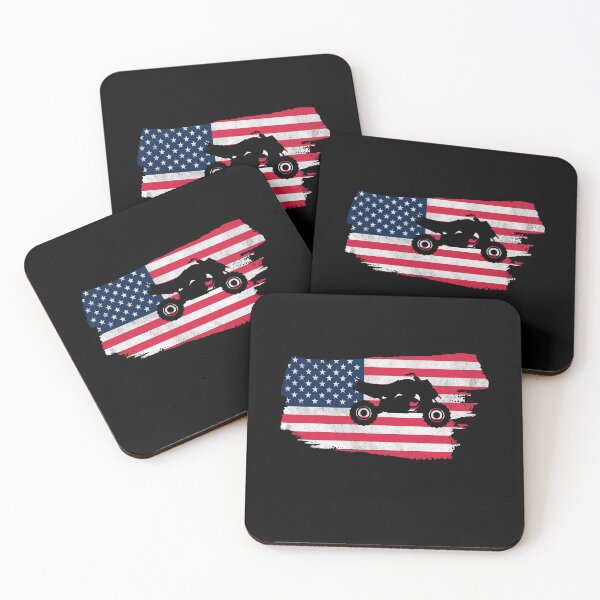 Item preview, Distressed ATV Quad American Flag  designed and sold by liftdesign.