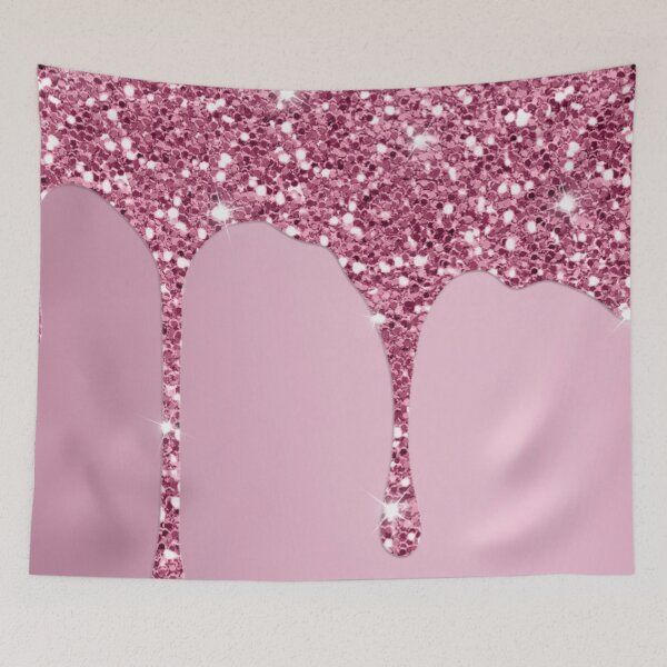 Item preview, Pretty in Pink Dripping Glitter designed and sold by WOW TeesAndThings.