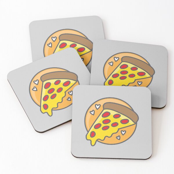 Item preview, Cheesy pizza slice in a circle designed and sold by jazzydevil.