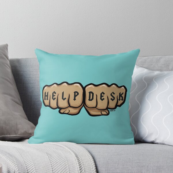 Item preview, Help Desk Knuckle Tattoo designed and sold by ARTmuffin.