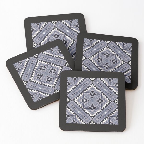 Item preview, Kilim Rug design Print of Oriental, Hygge lifestyle pattern, Runner Navajo Blue Brick 9 designed and sold by ZenArt-Fern.