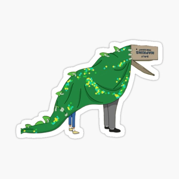 Bobs Burgers Halloween Dragon Costume Sticker