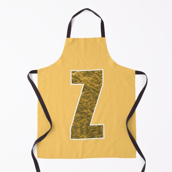 Item preview, Letter Z - Yellow and Gold Water Wave Ocean Art designed and sold by dylanxh.