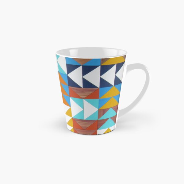 Wild Geese in Blues/Yellows/Wood Tall Mug