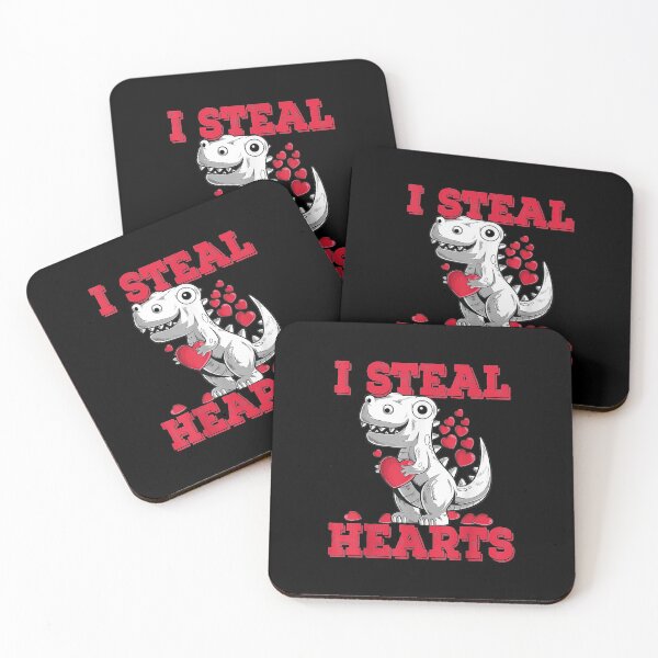 Item preview, Dinosaur T rex Lover I Steal Hearts designed and sold by birdmorrison.