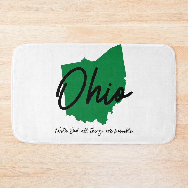 Item preview, Ohio State Motto with god all thing are possible  designed and sold by Danielle Slade.