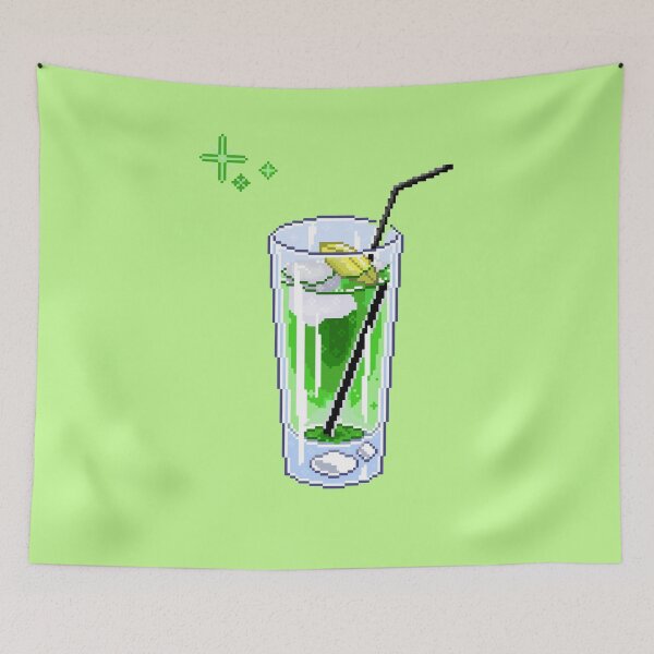 Item preview, Kawaii Pixel Melon Soda designed and sold by JKawaiiCo.