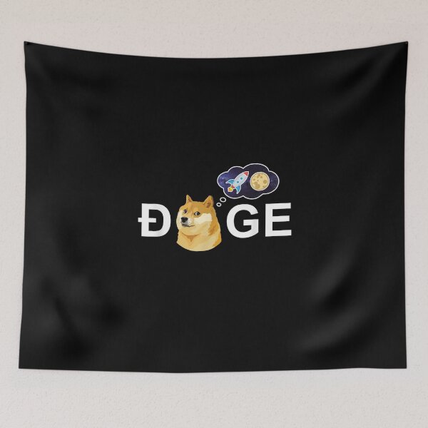 Artikelvorschau, Dogecoin Doge HODL Zum Mond entworfen und verkauft von birdmorrison.