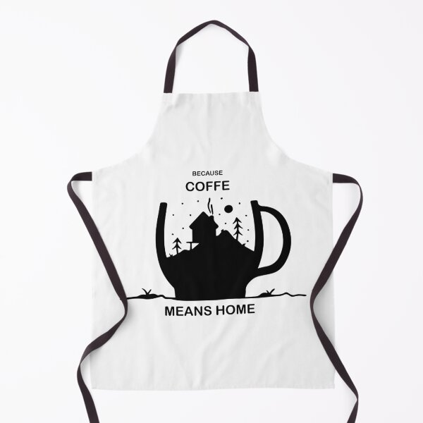 Item preview, Because coffe means home silhouette black designed and sold by CHVRDesing.