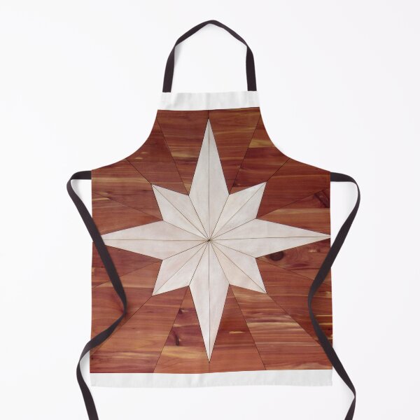 Item preview, Shimmering 8 Pointed Star on Cedar designed and sold by AlisonBradley.