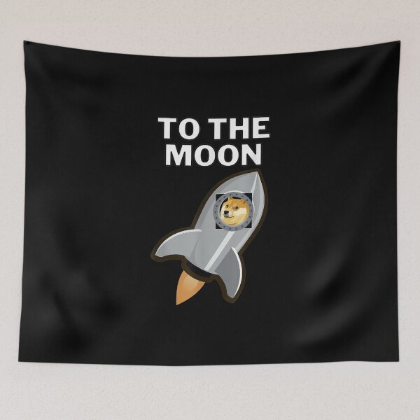 Item preview, Dogecoin to the moon designed and sold by birdmorrison.