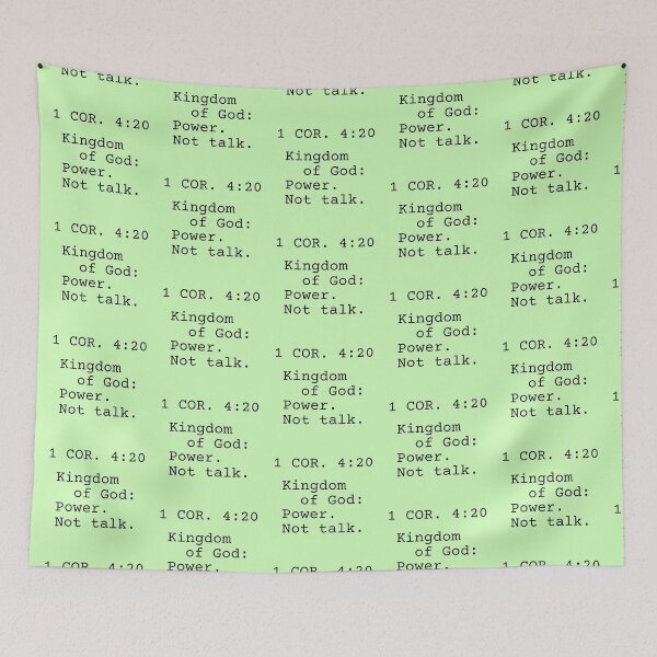 Item preview, 1 Corinthians 4:20 Kingdom of God. Power. Not talk. designed and sold by MGonline.