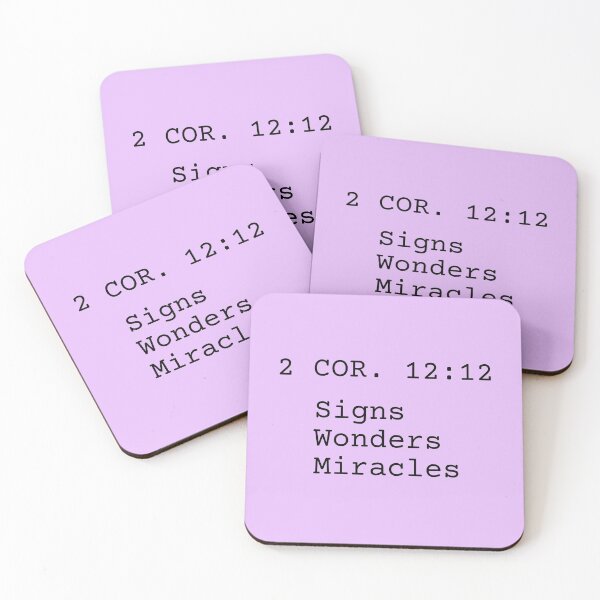 Item preview, 2 Corinthians 12:12 Signs. Wonders. Miracles.(v2) designed and sold by MGonline.