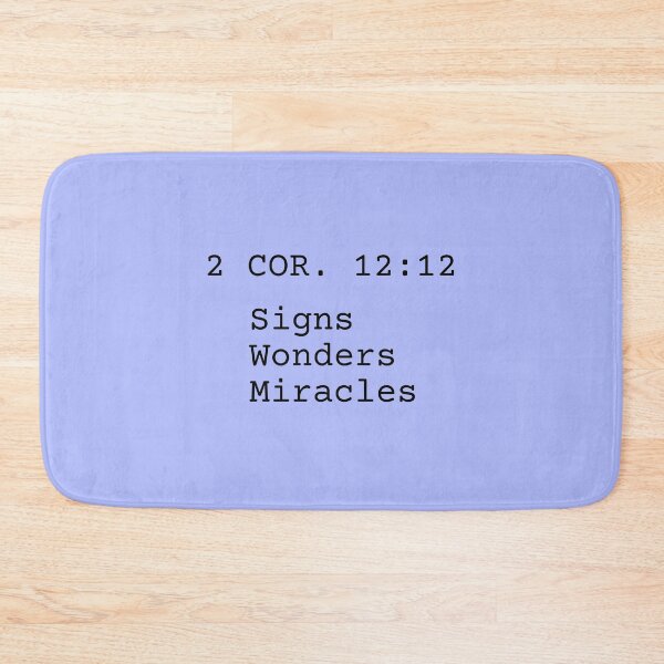 Item preview, 2 Corinthians 12:12 Signs. Wonders. Miracles.(v2) designed and sold by MGonline.