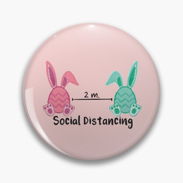 Item preview, Happy quarantine easter, funny easter bunny, social distancing II designed and sold by taby2you.