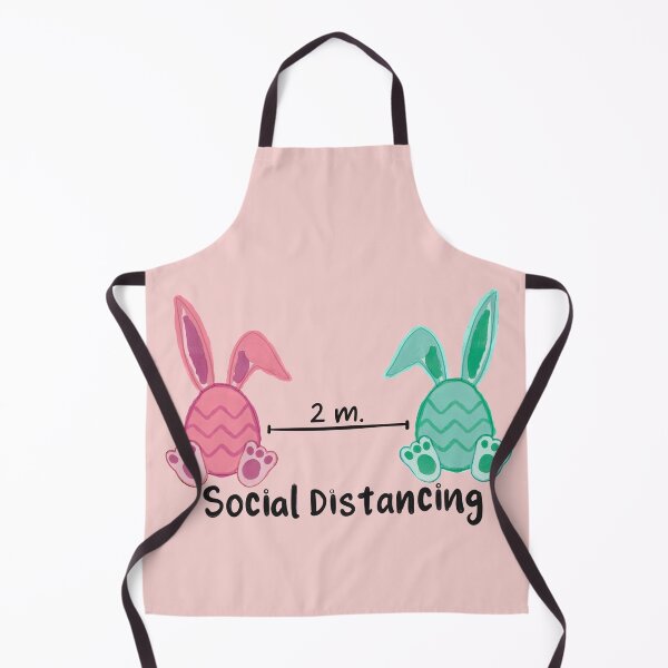Item preview, Happy quarantine easter, funny easter bunny, social distancing II designed and sold by taby2you.