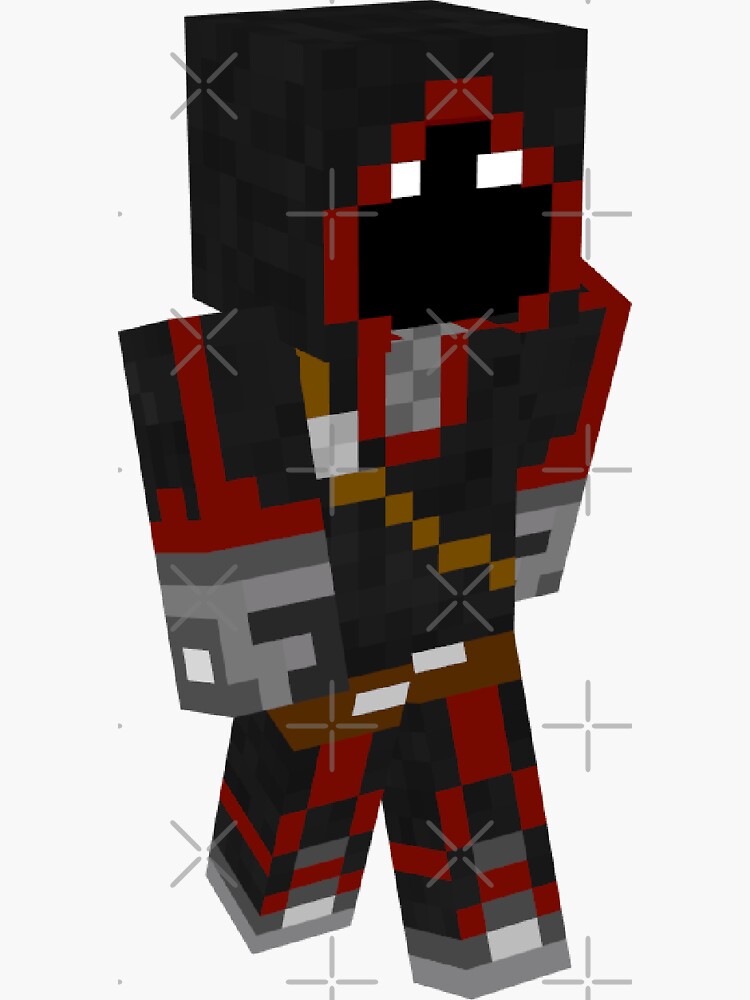 Fundy Minecraft Skin Sticker for Sale by rylee2020