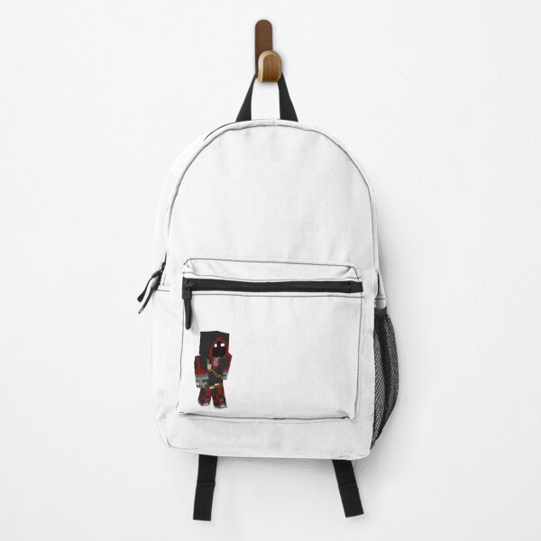 grey minecraft backpack