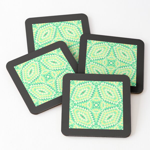 Item preview, Yellow green Kilim Rug design Print of Oriental, Hygge lifestyle pattern, Runner Navajo designed and sold by ZenArt-Fern.