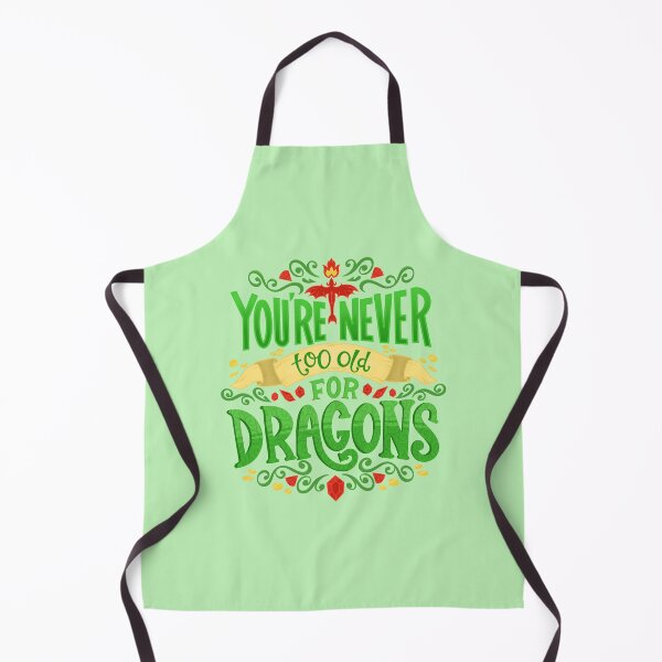 Item preview, Never Too Old For Dragons Lettering designed and sold by Kit Cronk.