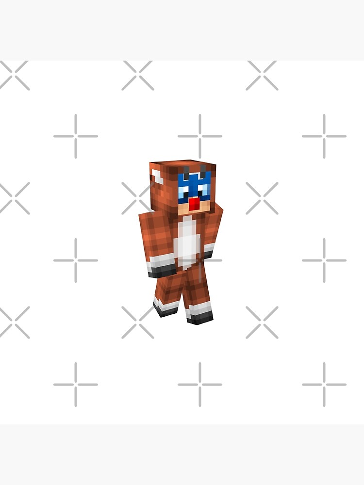 Fundy Minecraft Skin Sticker for Sale by rylee2020