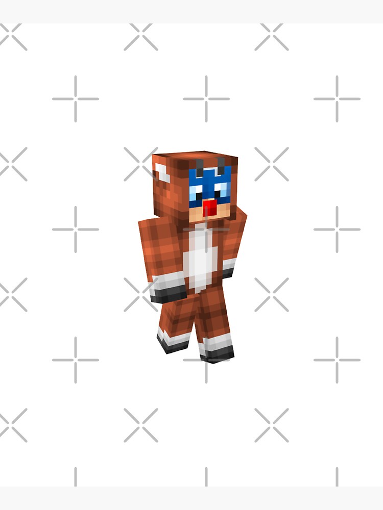 Fundy Minecraft Skin Sticker for Sale by rylee2020