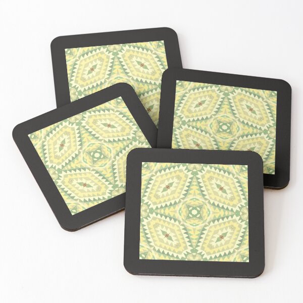 Item preview, Baby Yellow green Kilim Rug design Print of Oriental, Hygge lifestyle pattern, Runner Navajo designed and sold by ZenArt-Fern.