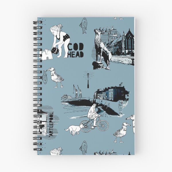 Item preview, Hartlepool life in blue designed and sold by ItsDarkInThere.