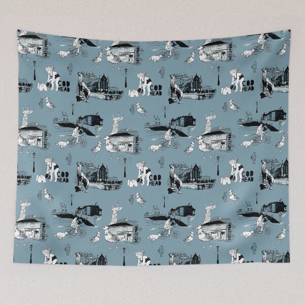 Item preview, Hartlepool life in blue designed and sold by ItsDarkInThere.