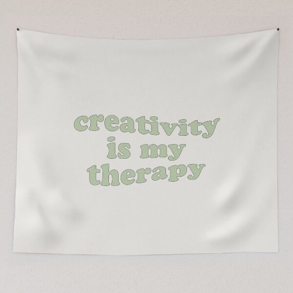 Item preview, creativity is my therapy designed and sold by danielalorenzo.