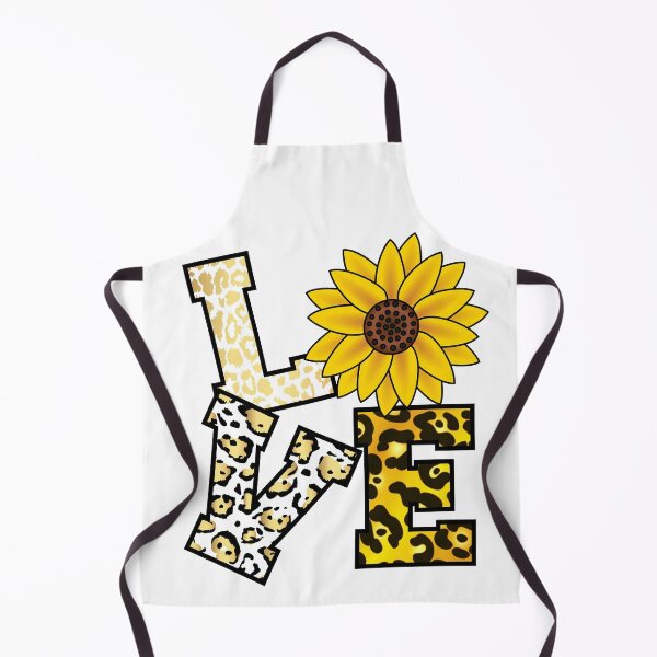 Item preview, LOVE Sunflower, Cheetah and Leopard Print letters designed and sold by WOW TeesAndThings.