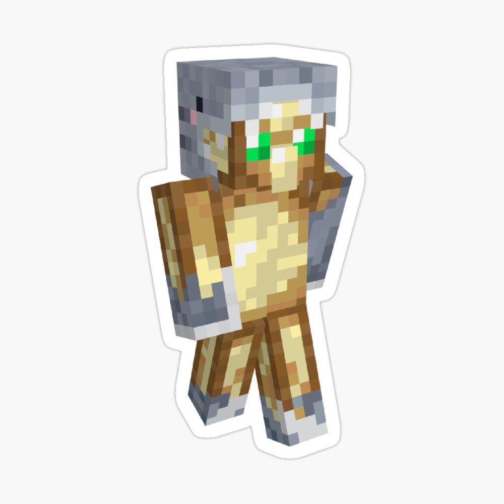 Foolish Gamers Minecraft Skin Sticker for Sale by rylee2020 | Redbubble