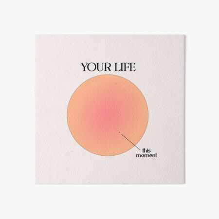 Item preview, Your Life vs This Moment Visualization designed and sold by danielalorenzo.