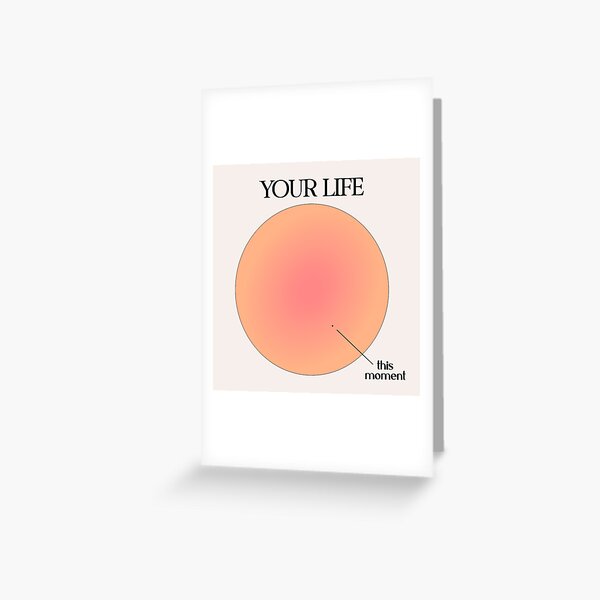Item preview, Your Life vs This Moment Visualization designed and sold by danielalorenzo.