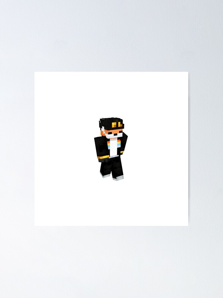 Fundy Minecraft Skin Sticker for Sale by rylee2020