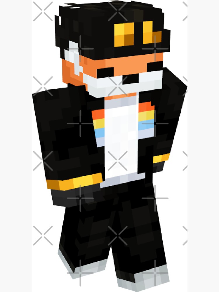 Fundy Minecraft Skin Magnet for Sale by rylee2020