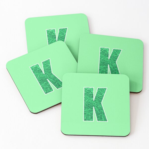 Item preview, Letter K - Green Water Wave Ocean Art designed and sold by dylanxh.