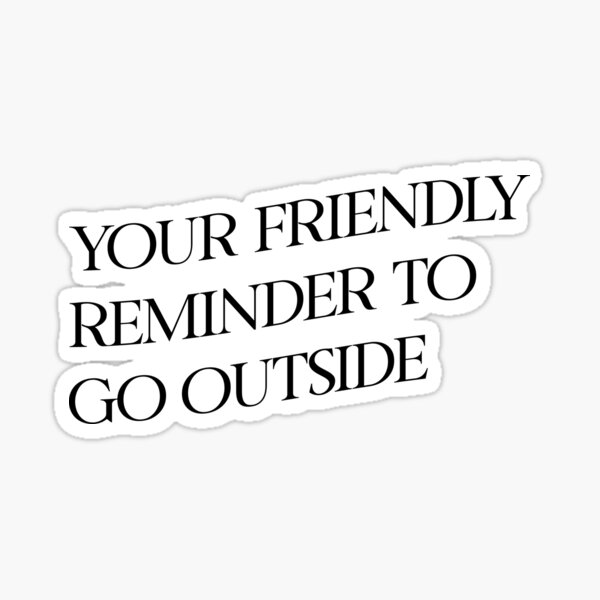 Recordatorio Friendly Reminder Sticker for iOS & Android